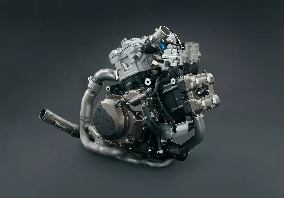 Suzuki V-Strom 1050RE CAD of the engine unit