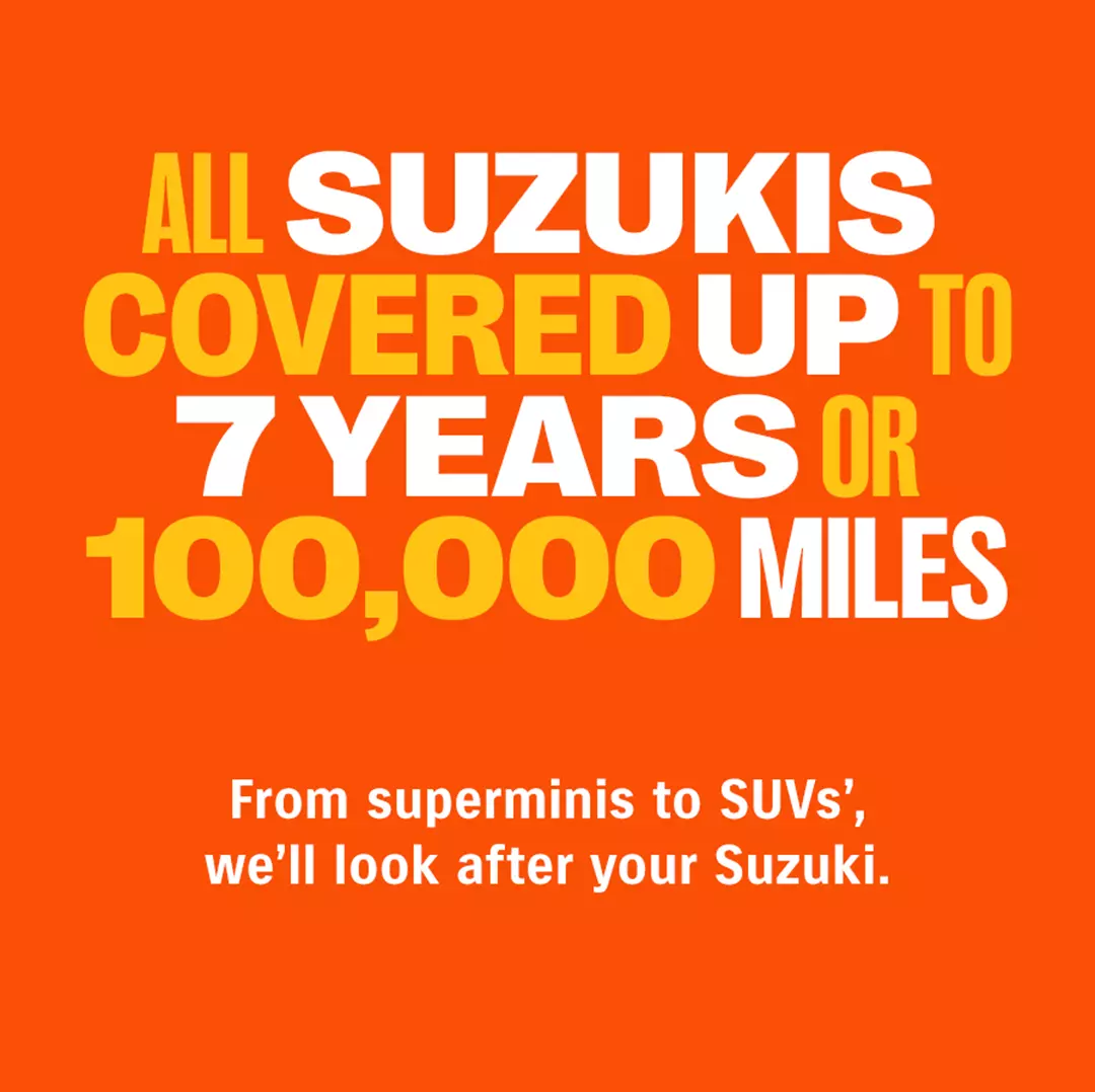 Suzuki Swift 7-Year Warranty Image
