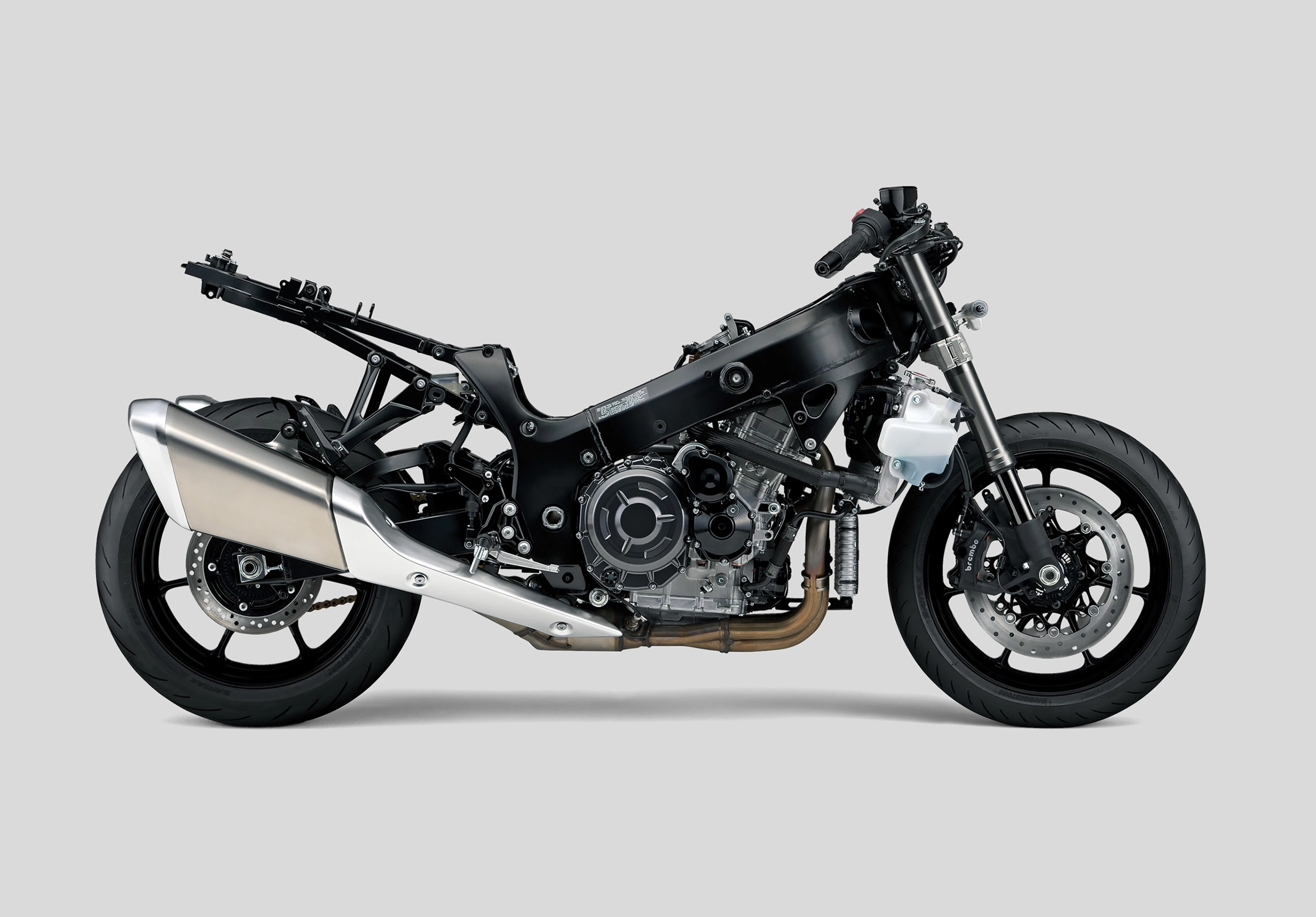 Suzuki Hayabusa chassis without fairing 