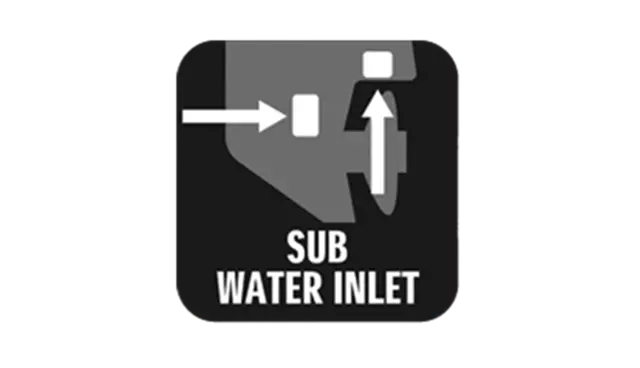 SUB WATER INLET