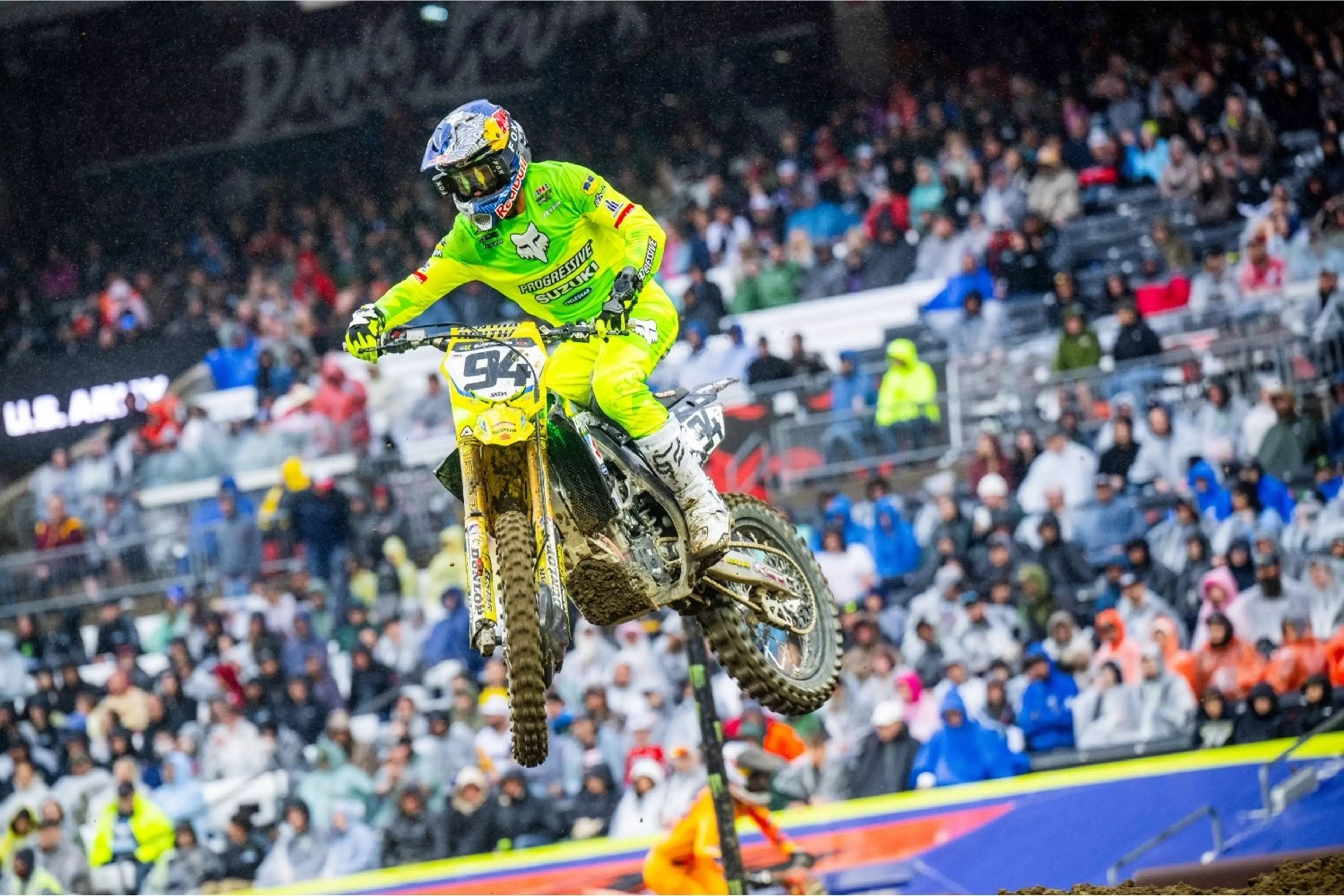 Ken Roczen on his RM-Z450 in Cleveland