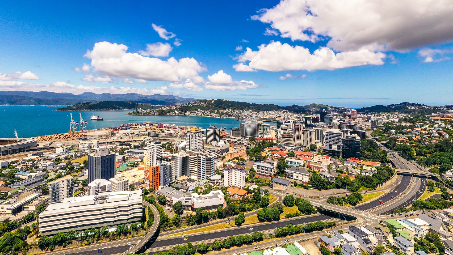 Looking south over Wellington City and CentrePort. Source: Georgeclerk, iStock by Getty Images.