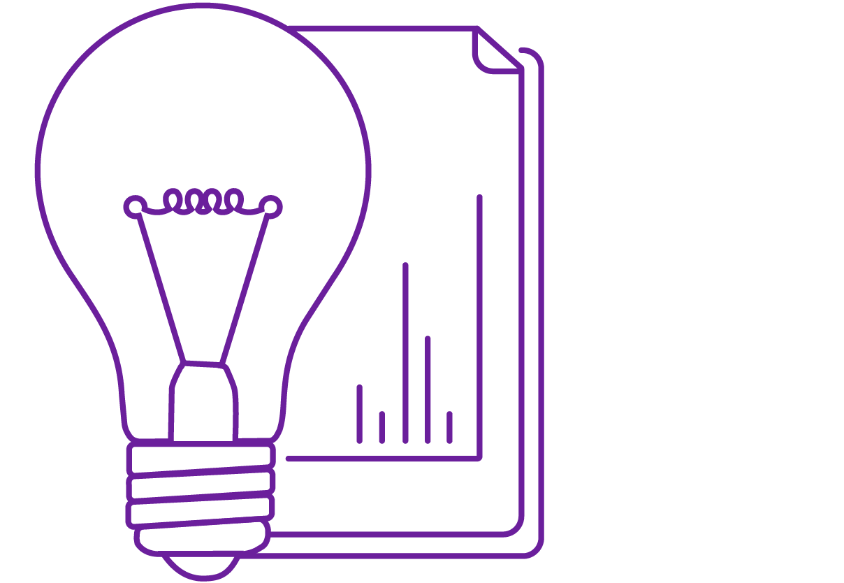 Light bulb icon indicating a key finding