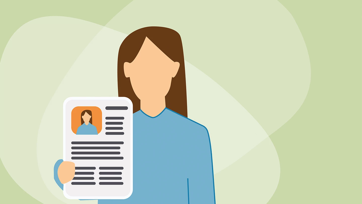 Opleiding Training Sollicitatietraining - zorgprofessional toont CV